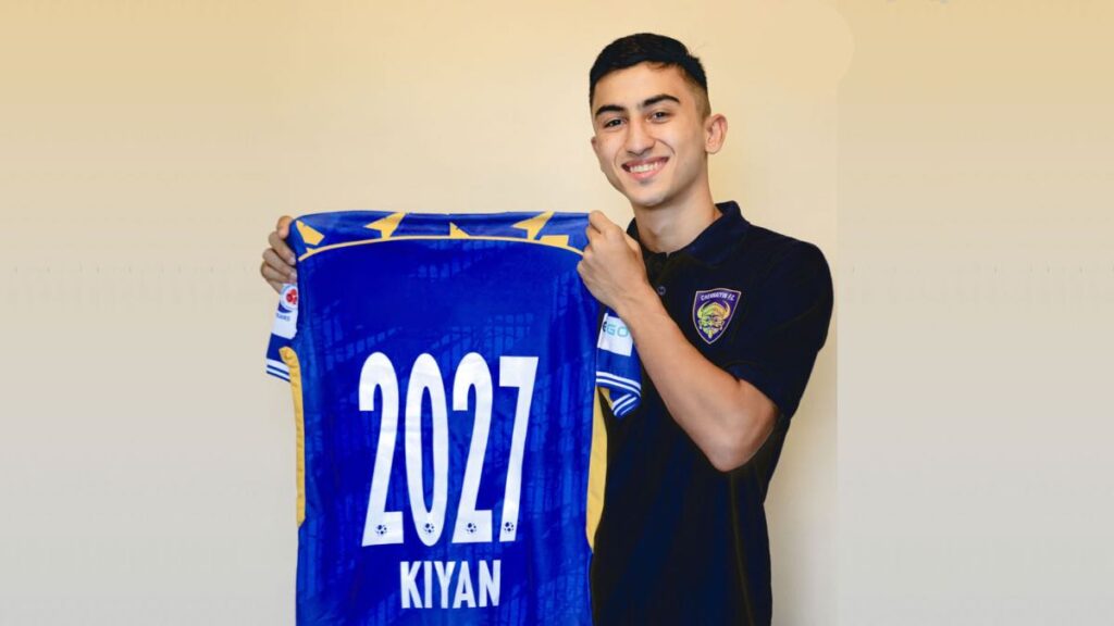 ISL 2024 25 Chennaiyin FC sign versatile forward Kiyan Nassiri