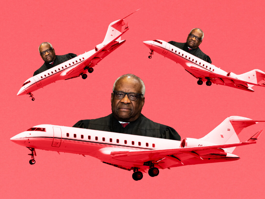 clarence thomas frequent flyer