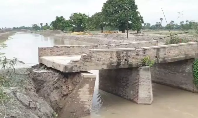 Another Bridge Collapses in Bihar’s Siwan District, Seventh Such Incident in 15 Days